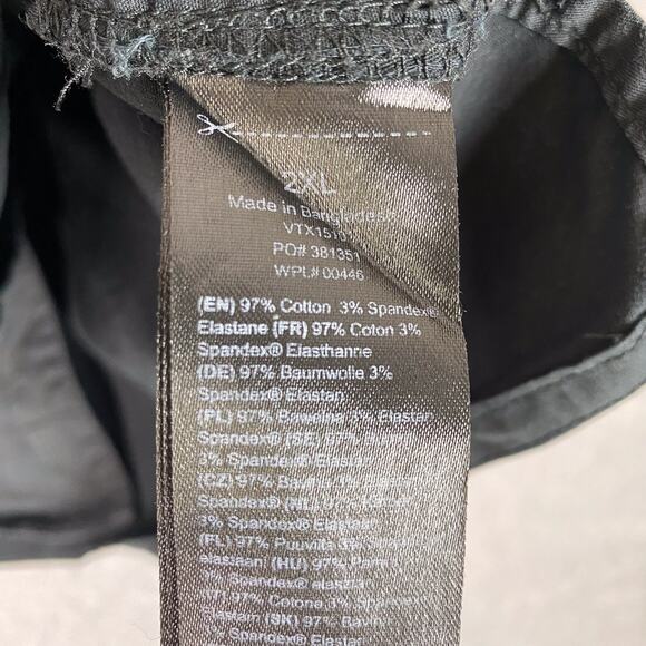 Vertx Shirt Mens 2XL Black Short Sleeve Snap Button - Picture 7 of 7